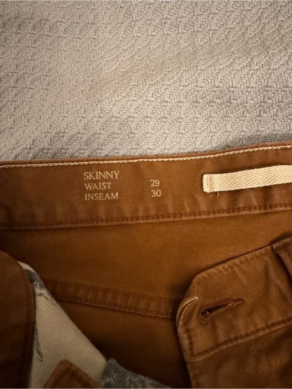 Banana Republic Rust Brown Slim Pants
